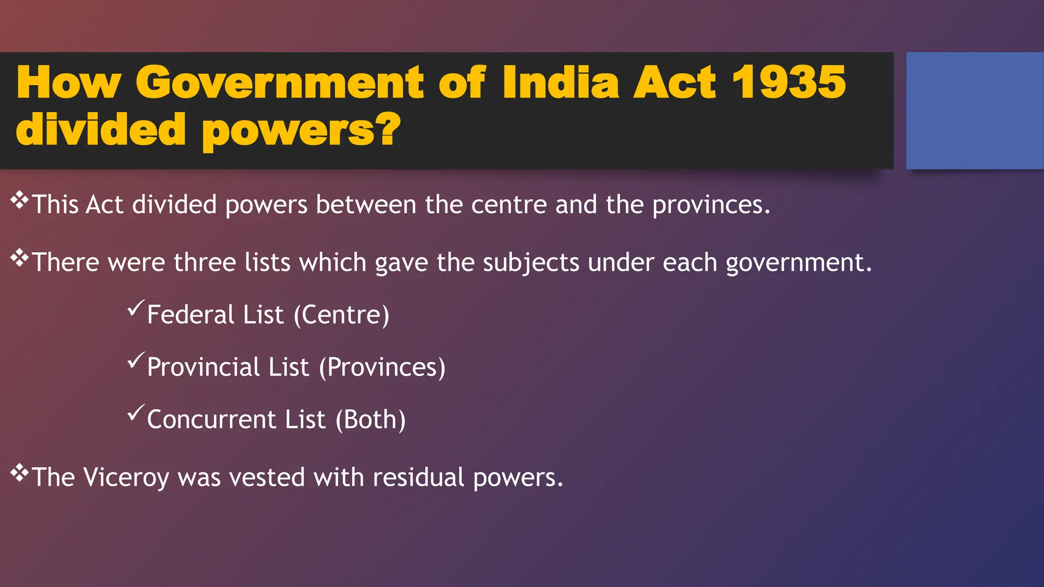Government of India Act 1935 (India into a federal form) | PPTX