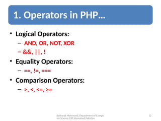 Lec3 (Introduction to PHP (Part-2)).pptx