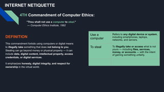 Netiquette Meaning Computer LEC 3 _ IT NETIQUETTE living it era.pptx