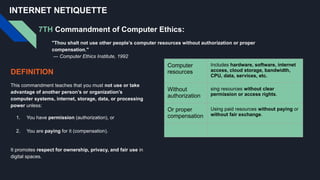 Netiquette Meaning Computer LEC 3 _ IT NETIQUETTE living it era.pptx