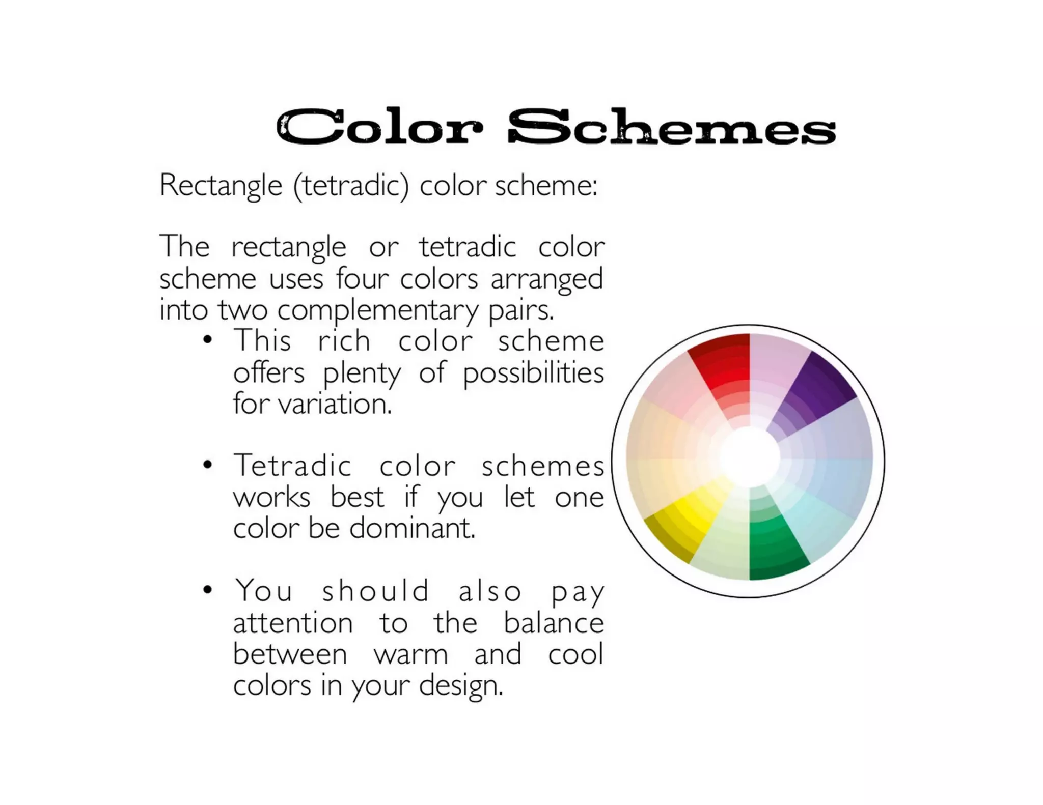 Complimentary colors
 