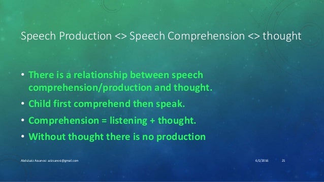Speech comprehension part of brain picture