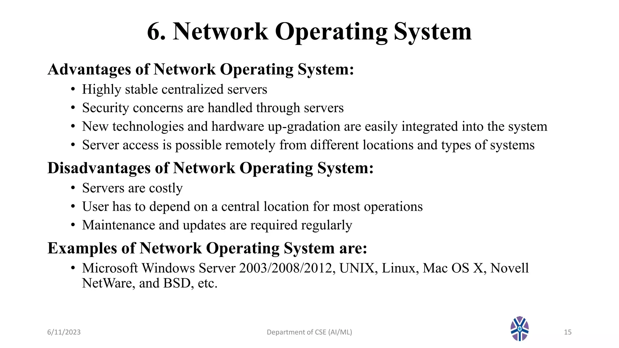 CS403: Operating System : Lec 3 Types of OS (1) .pptx | Computer ...