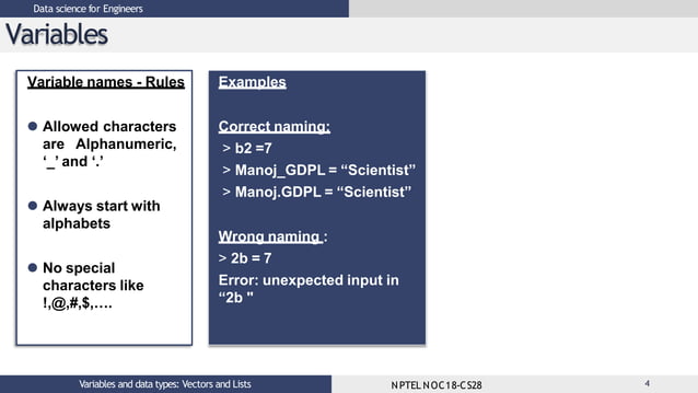 Lec3_Variables and datatypes_Vectors and lists.pptx