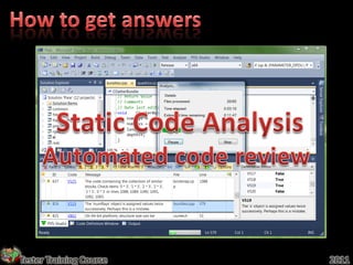 Tester Training Course   2011
 