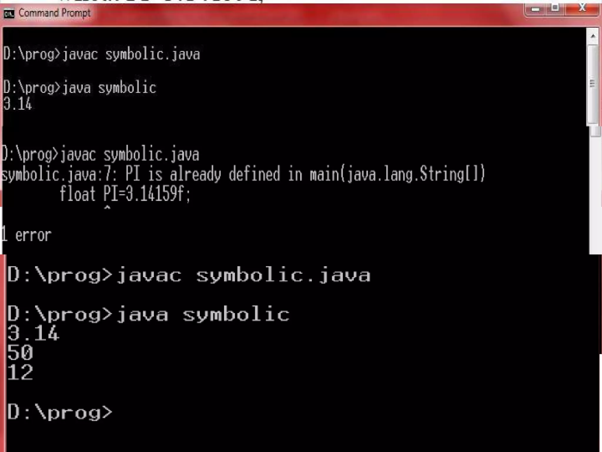 Constants, Variables and Data Types in Java