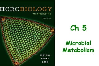 Ch 5
Microbial
Metabolism
 