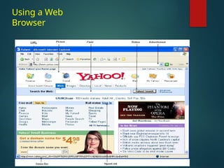 Using a Web
Browser
 