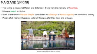 Lec 4 - Lakes of Jammu and Kashmir - General Knowledge About Jammu and ...