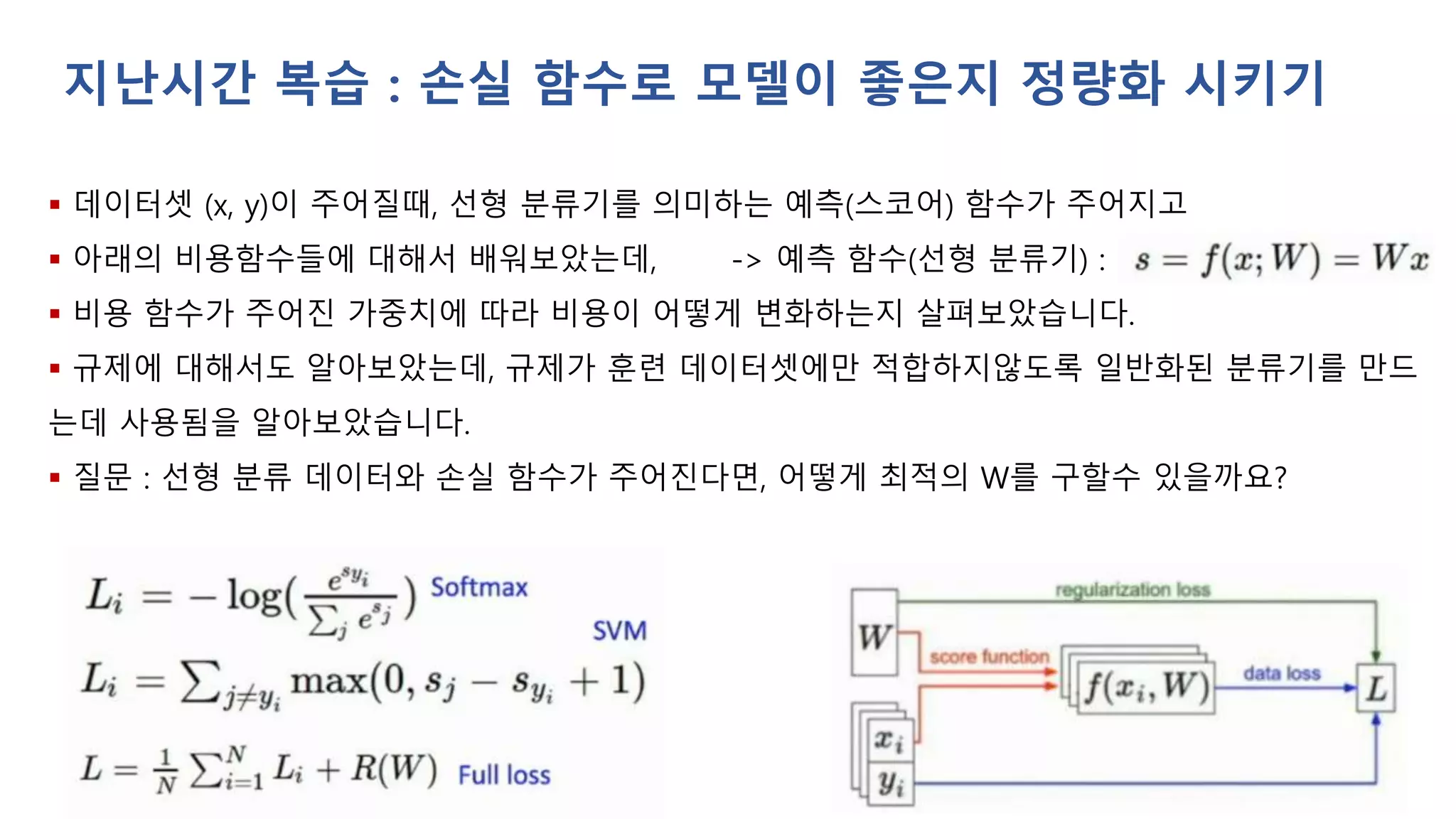 [컴퓨터비전과 인공지능] 4. 최적화