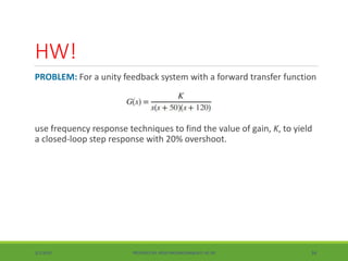 Lec 4 design via frequency response | PPTX