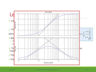 Lec 4 design via frequency response | PPTX