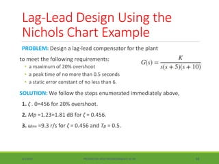 Lec 4 design via frequency response | PPTX