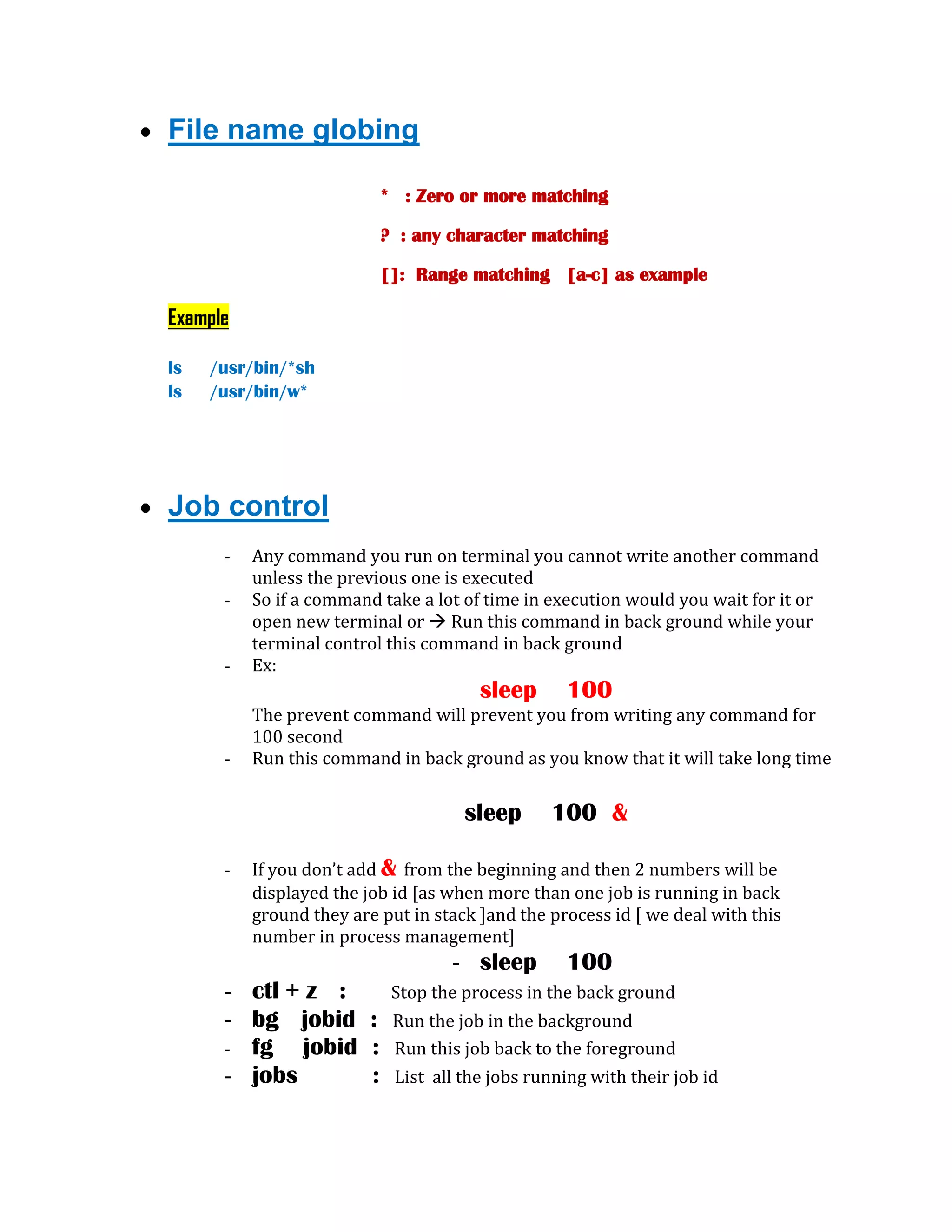 Default action of the commandCommand takes the standard input from the keyboard and sends the standard output to the terminal window.<br />You can modify the default action of the standard input, standard output, and standard error within the shell by redirecting stdin, stdout, and stderr.<br />19558090170