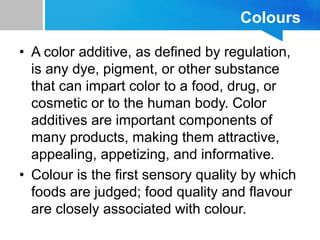 Lec 4 food additivies.pptx food technology | PPTX