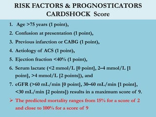 Lec 4 management of cardiogenic shock for mohs | PPTX