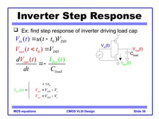 MOS Device: static and dynamic behavior.ppt