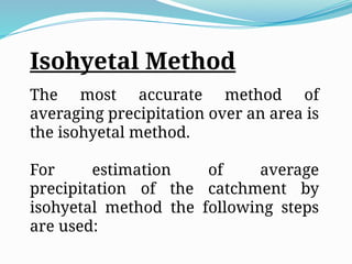 Comprehensive Analysis and Estimation of Precipitation Data for ...