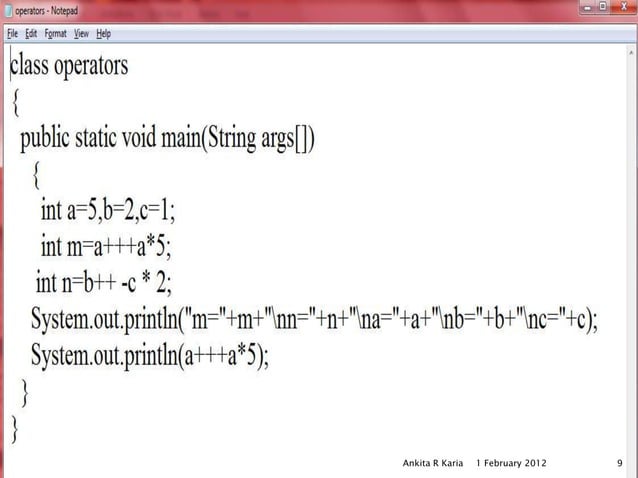 Operators and Expressions in Java | PPTX