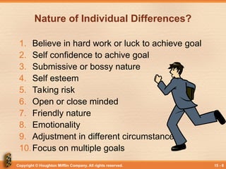 lec 5 Basic element of individual behavior in organization.ppt