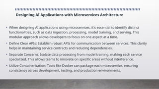 AI deployment model in cloud lecture five | PPTX