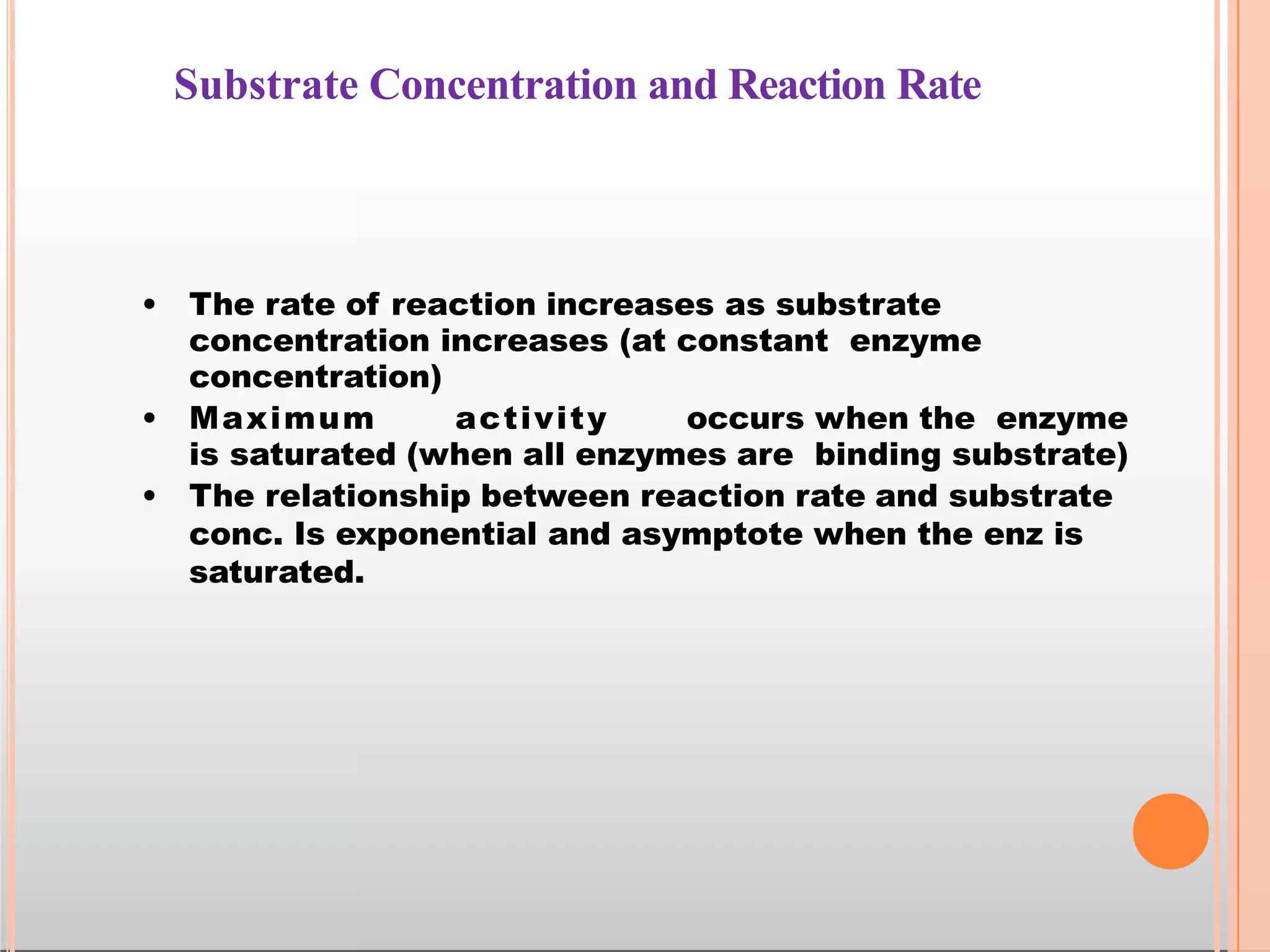 Maximum Activity factors Affecting Enzyme activity | PPTX