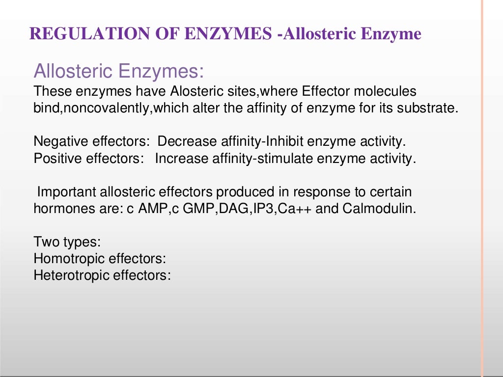 Factors affecting enzyme activity