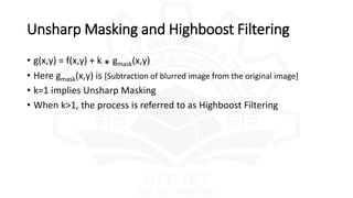 Lec5_AIP [Spatial Filtering] (1).pptxt767686777 | PPTX | Photo Editing ...