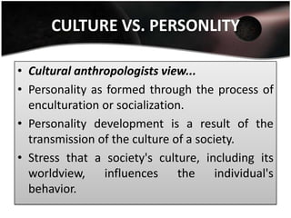 Lec 5 culture_and_personality