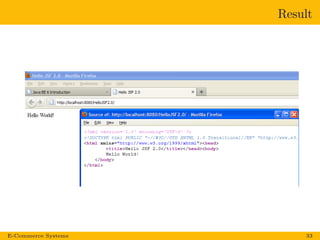 Result
E-Commerce Systems 33
 