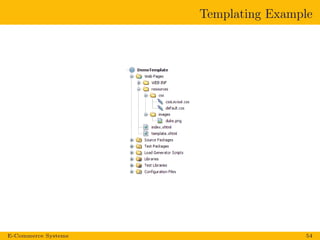 Templating Example
E-Commerce Systems 54
 