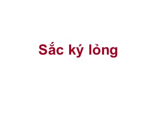 Sắc ký lỏng
 