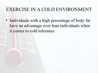 Temperature Regulation: Hot and Cold Acclimatization | PPTX