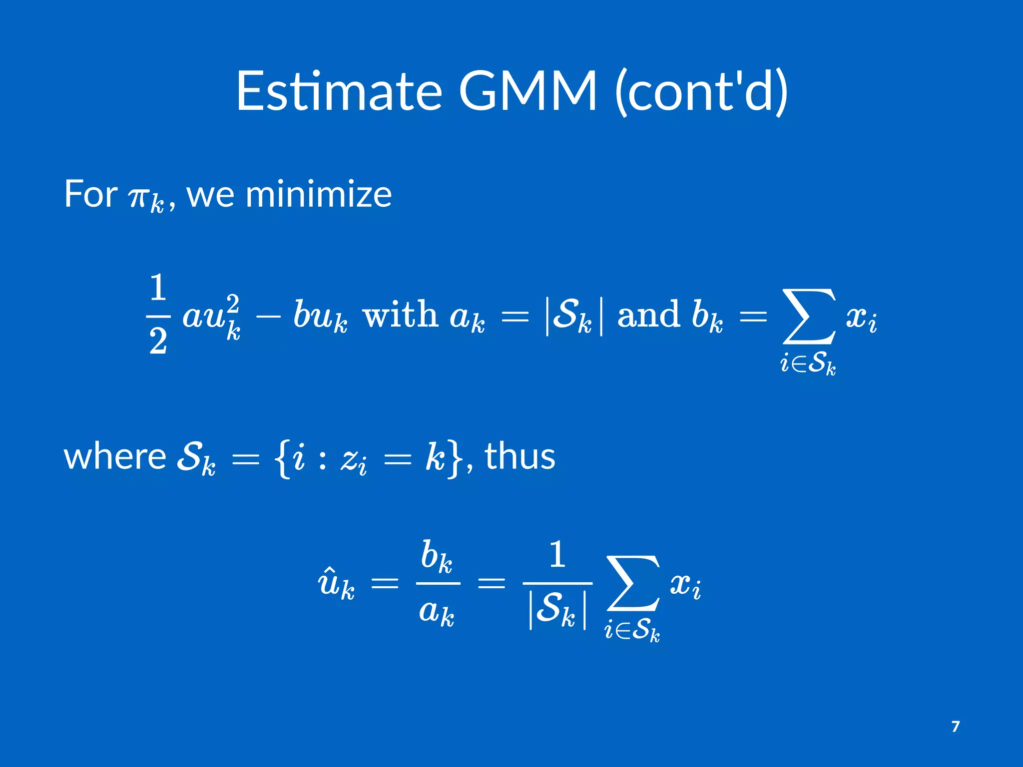 Es#mate(GMM((cont'd)
For$ ,$we$minimize
where% ,%thus
7
 