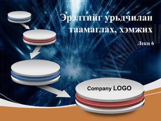 Company LOGO
Эрэлтийг урьдчилан
таамаглах, хэмжих
Лекц 6
 