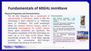 Comprehensive Overview of 60GHz mmWave Technology: Fundamentals ...
