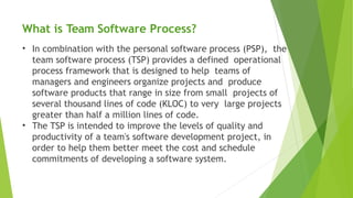 Lec6-TEAM SOFTWARE PROCESS Lecture 1.pptx