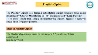 Classical Cryptogtaphy Techniques: Ceaser Cipher | PPTX