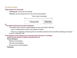 Resampling methods Cross Validation Bootstrap Bias and variance ...