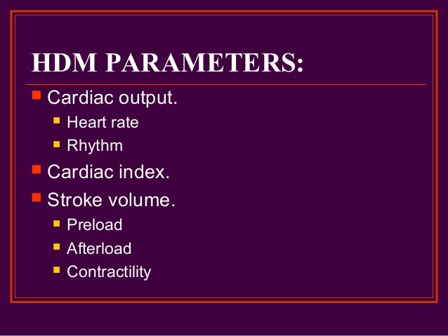 Cardizem Drip Parameters