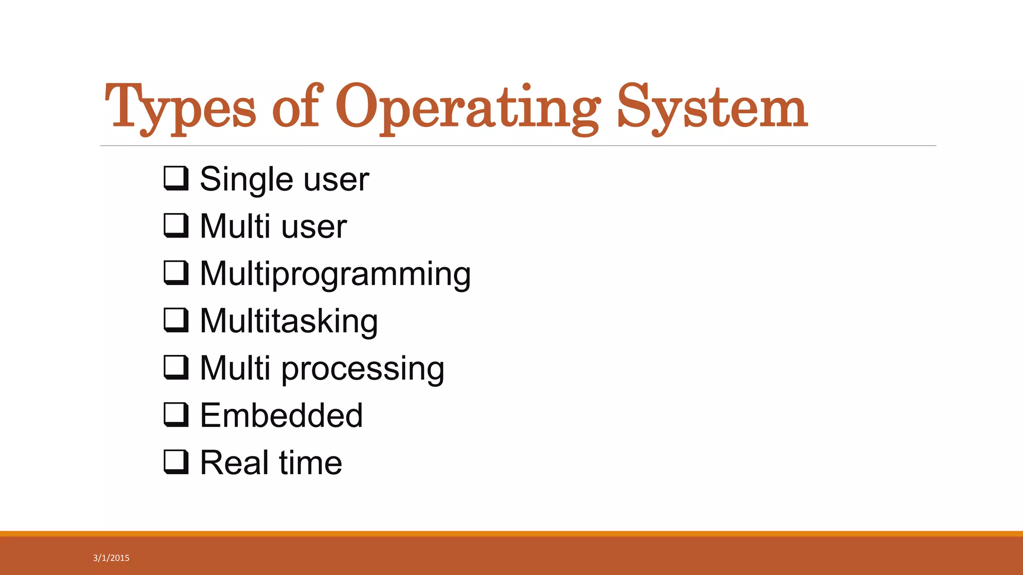 Lec 6 types_of_os | PPT