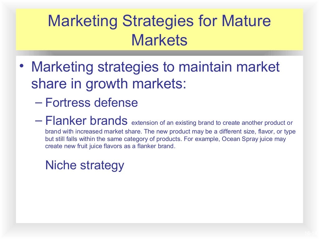 Strategies for Mature and Declining Markets