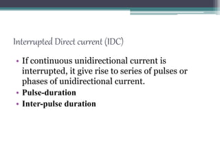 Interrupted Direct Current | PPT