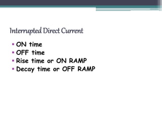 Interrupted Direct Current | PPT