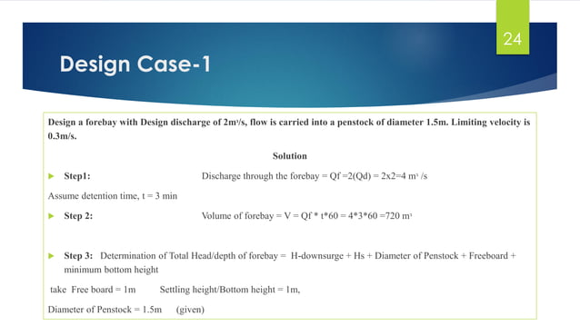 Lec7. Design Of Forebay-1.pdf | Canoeing and Kayaking | Extreme Sports
