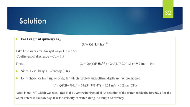Lec7. Design Of Forebay-1.pdf | Canoeing and Kayaking | Extreme Sports