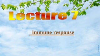 immune response
 