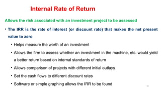 Engineering Economics-Investments and techniques | PPTX