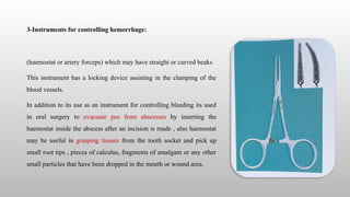 surgical instrument in dentistry ( oral and maxillofacial surgical ...