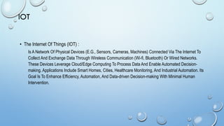 Comprehensive Overview of IoT Communication Protocols and Technologies ...